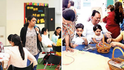 Pune: Diwali fairs to Christmas cheer, parents add spirit to school events