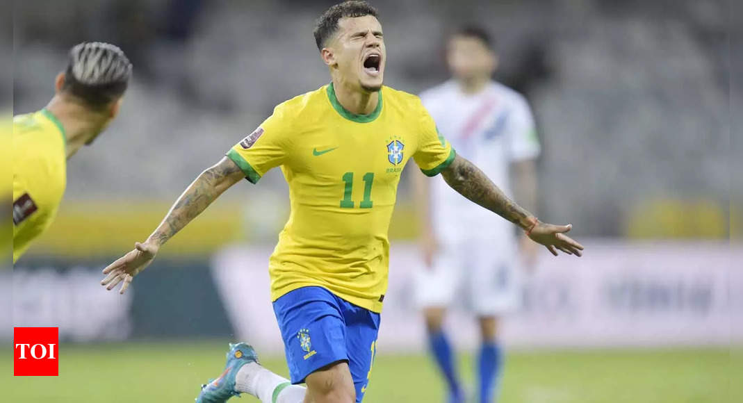 Brazilian Philippe Coutinho’s FIFA World Cup hopes in danger due to muscle injury | Football News – Times of India
