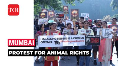 Mumbai: Citizens, students hold protest march at Powai for animal rights
