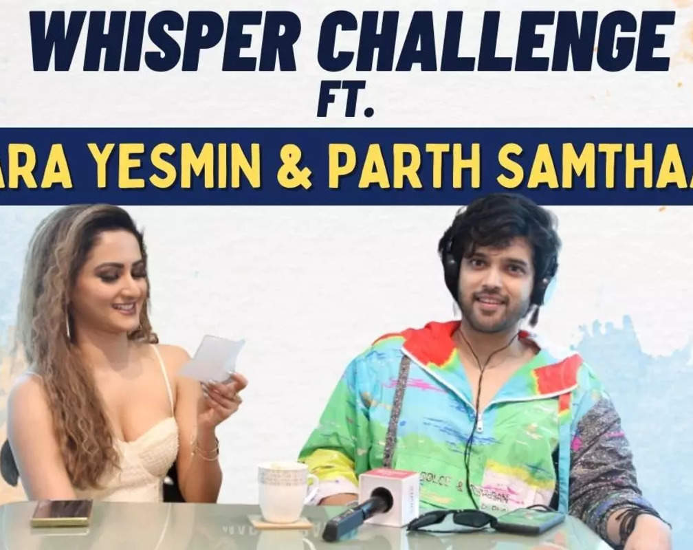 
Parth Samthaan & Zaara Yesmin take up the fun Whisper Challenge |Exclusive|
