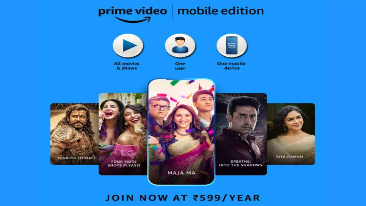 launches its Prime Video Mobile Edition plan in India: Price,  features users get and miss out on - Times of India