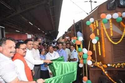 CM flags off train to Tirupati; Shirdi, Velankanni are next
