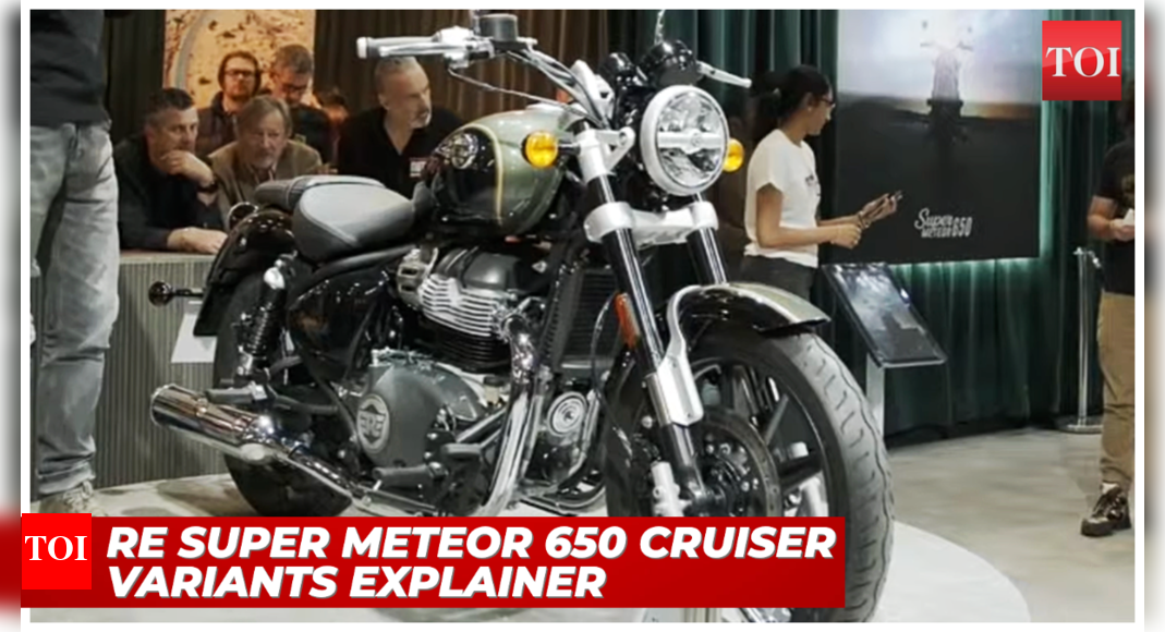 Royal Enfield Super Meteor 650 colours and variants explained - Times ...