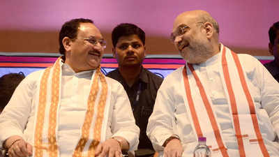 Gujarat assembly elections: Nadda, Amit Shah hold meeting with state BJP leaders