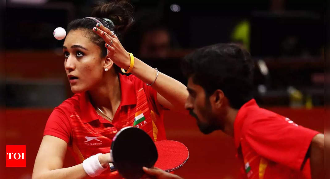 G Sathiyan-Manika Batra reach career-high fifth in mixed doubles rankings | More sports News – Times of India