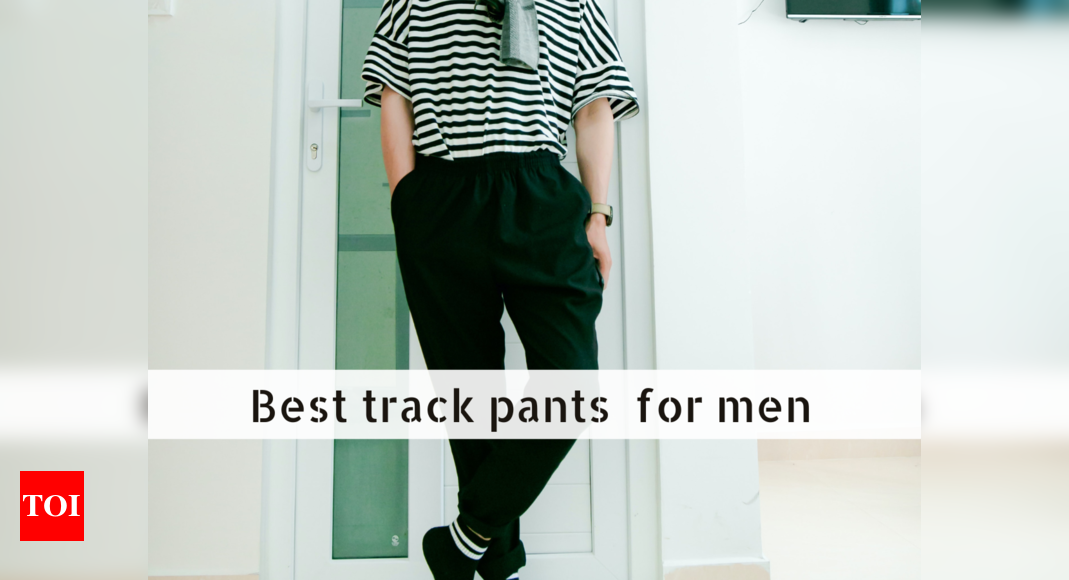 Buy Black Mens Regular Fit Printed Track Pants | Status Quo
