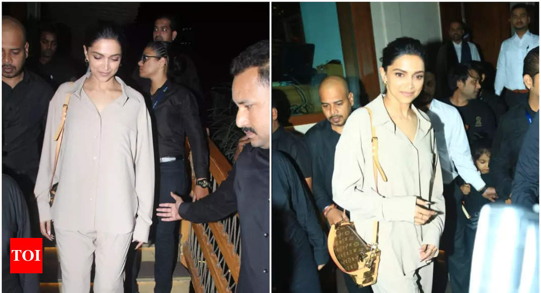 Know The Cost Of Deepika Padukone's Damier Azur Co-ord Outfit And