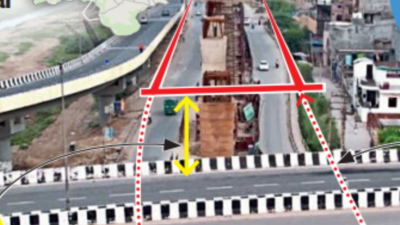 Delhi Metro to build bridge to pass over flyover near Jagatpur