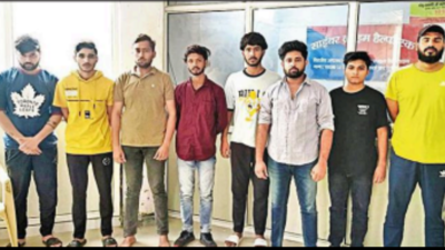 Noida: Asked to make entry, 8 thrash society resident