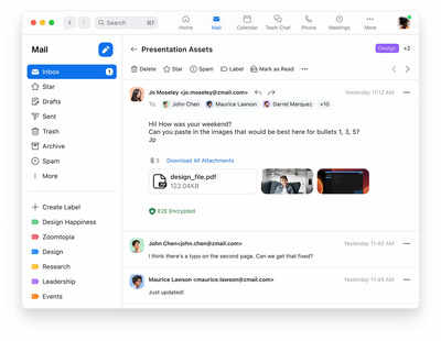 Zoom rolls out email, calendar features to take on Google, Microsoft
