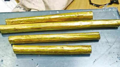 Gold Rods Worth 2.4cr Hidden In Treadmill Seized | Bengaluru News ...