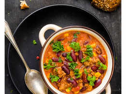 Kidney Beans and Chicken Soup