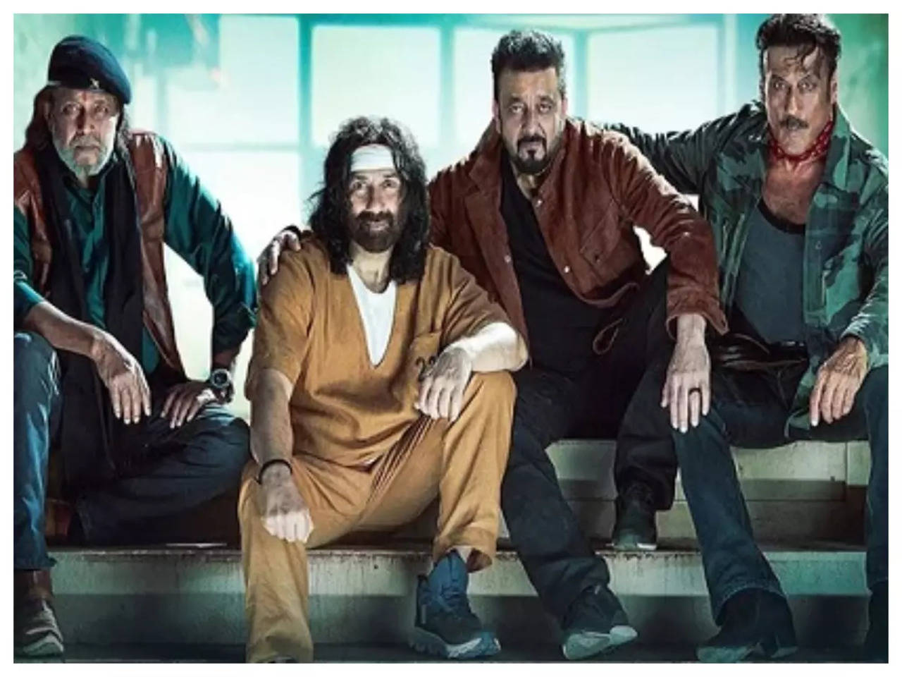 Mithun Chakraborty, Sanjay Dutt, Jackie Shroff and Sunny Deol come together  for 'Baap'; fans love the 80s vibe in the first look – See photo | Hindi  Movie News - Times of India