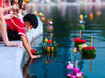 Thailand celebrates floating basket festival