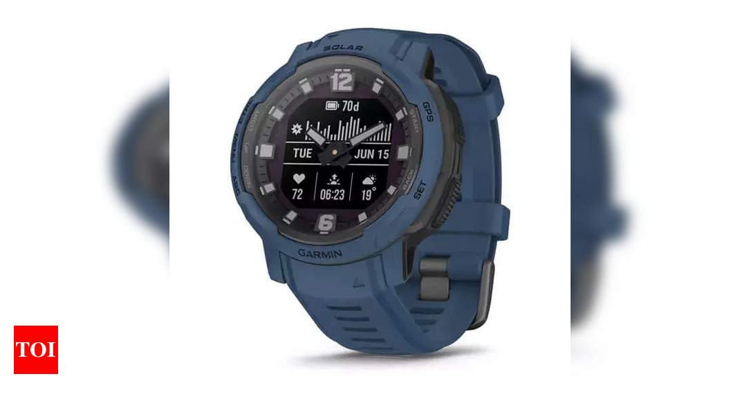 Garmin Instinct Crossover hybrid smartwatch with up to 70 days of battery  life launched - Times of India
