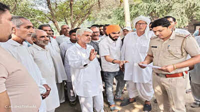 Haryana: booked for burning tent at dharna site in Hisar village