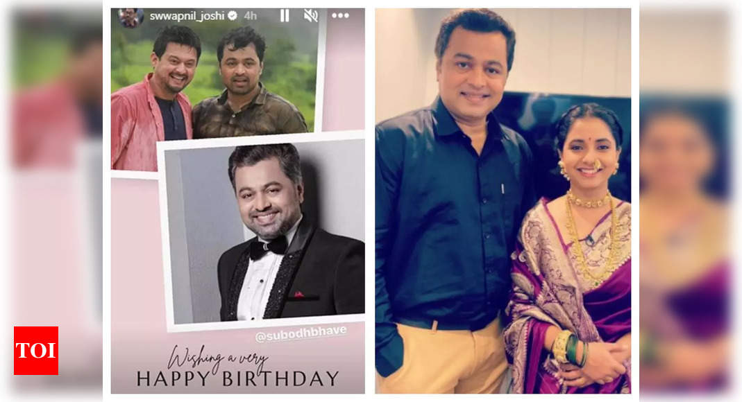Happy Birthday Subodh Bhave Swwapnil Joshi Sayali Sanjeev And Other