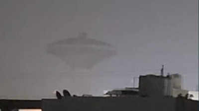 Is it UFO, is it spaceship, is it alien; no it's water tank covered in ...