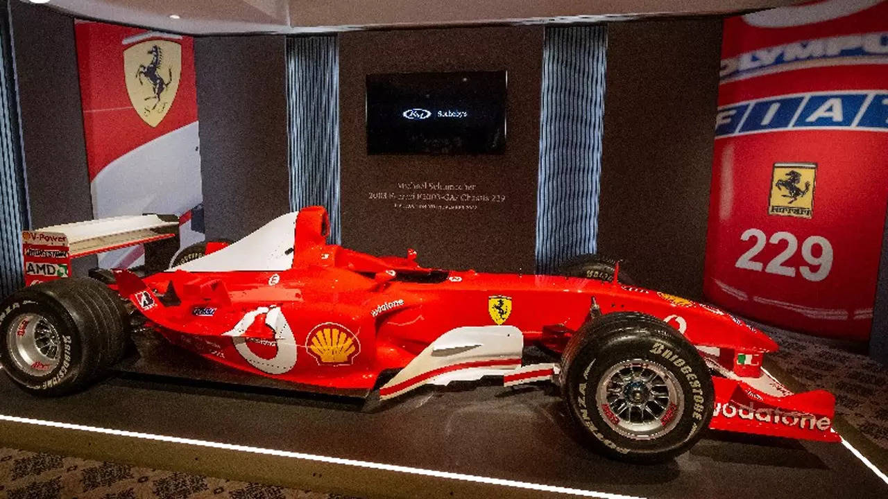 Michael Schumacher's Ferrari Fetches Record $13 Million At Auction