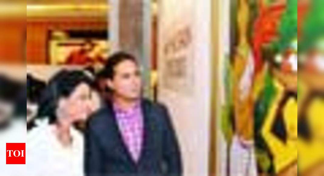 MF Husain S Paintings On Display Events Movie News Times Of India   Photo 