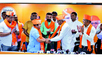 Talala Congress MLA Bhagabhai Barad joins BJP