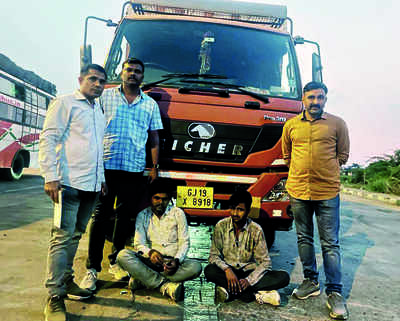 Liquor worth ₹60 lakh seized, three arrested