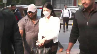 Rs 200 crore money laundering case involving conman Sukesh Chandrashekar: Jacqueline Fernandez at a Delhi Court for bail hearing