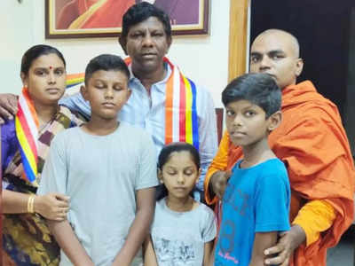 Tamil actor Sai Deena converts to Buddhism with family