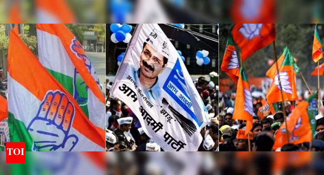 Aap: Despite unimpressive show in 2017, AAP trying to position as BJP's ...
