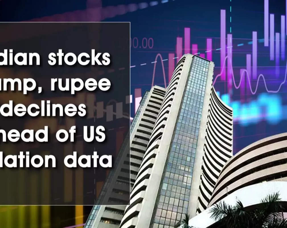 
Indian stocks slump, rupee declines ahead of US inflation data
