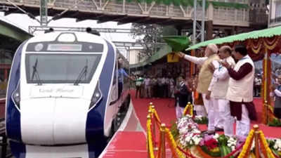 PM Modi flags off South India's first Vande Bharat train; Bengaluru-Varanasi Bharat Gaurav train service too rolled out