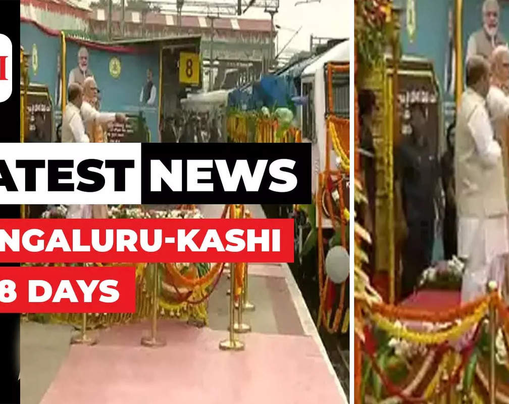 
Bengaluru: PM Modi flags off South India’s first Vande Bharat Express and Kashi Darshana train
