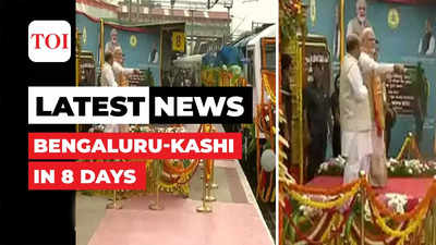 Bengaluru: PM Modi flags off South India’s first Vande Bharat Express and Kashi Darshana train
