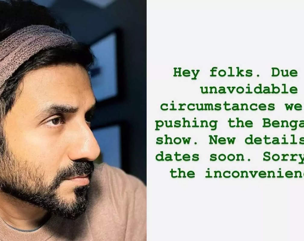 
Vir Das' Bengaluru show gets cancelled after a right-wing group files complaint against him for hurting 'religious emotions'

