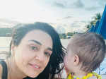 Preity G Zinta's twins turn one