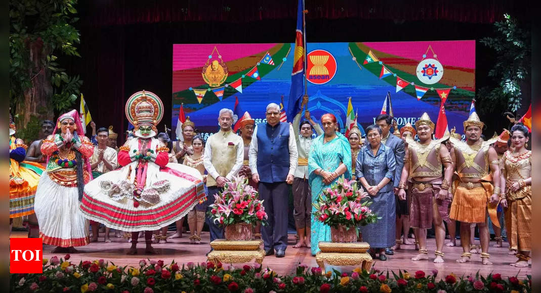 Vice President Jagdeep Dhankhar attends Mahabharat-based cultural event in Cambodia | India News – Times of India