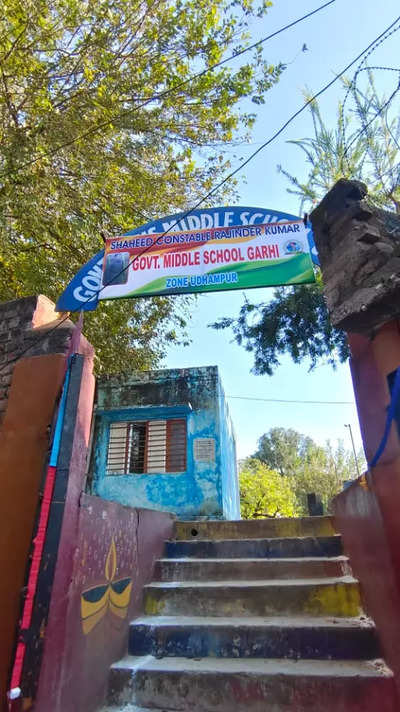 Govt Middle School Garhi Udh renamed as Shaheed Ct Rajinder Kumar School