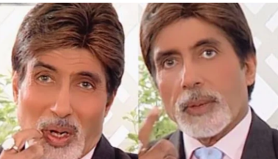Throwback time: When Amitabh Bachchan told the cameraman when to stop shooting, so that he could pick his nose in Simi Garewal's show