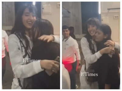 Nora comforts a crying fan who touched her feet