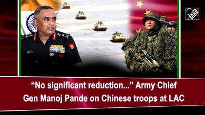 “No significant reduction...” Army Chief Gen Manoj Pandey on Chinese troops at LAC