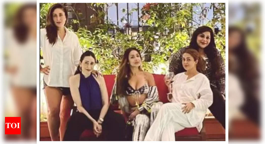 Malaika Arora shares throwback photo with Kareena Kapoor Khan, Karisma Kapoor, and Amrita Arora; says she is missing the ‘gurlies’ – Times of India