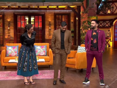 The Kapil Sharma Show: Ajay Devgn reminds Kapil Sharma of his marital status as the latter flirts with Tabu