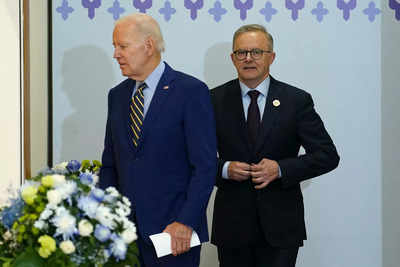 US President Biden discusses security pact, Taiwan Strait with Australian PM