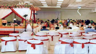 It's the season of weddings in Hyderabad, functions halls in city overbooked