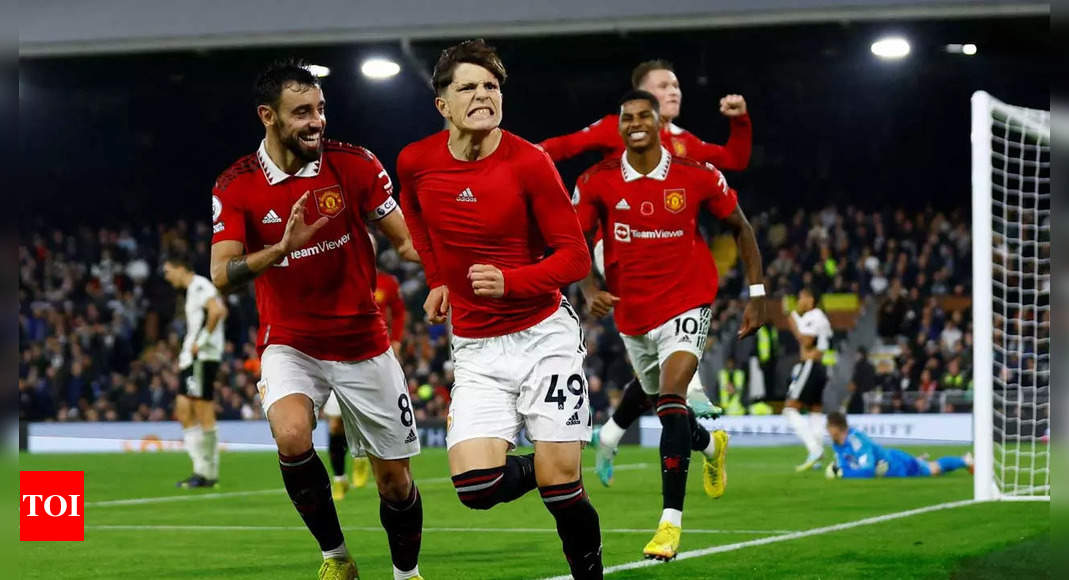 Alejandro Garnacho grabs late winner as Manchester United beat Fulham 2-1 | Football News – Times of India