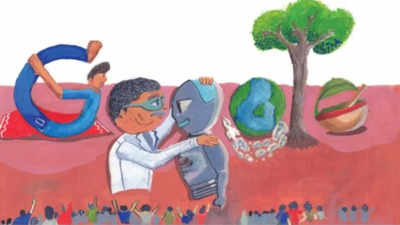 Google features artwork by Kolkata boy Shlok Mukherjee who won 2022 doodle contest