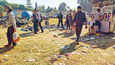 Dehradun: Who will pick up trash left in Sunday market?