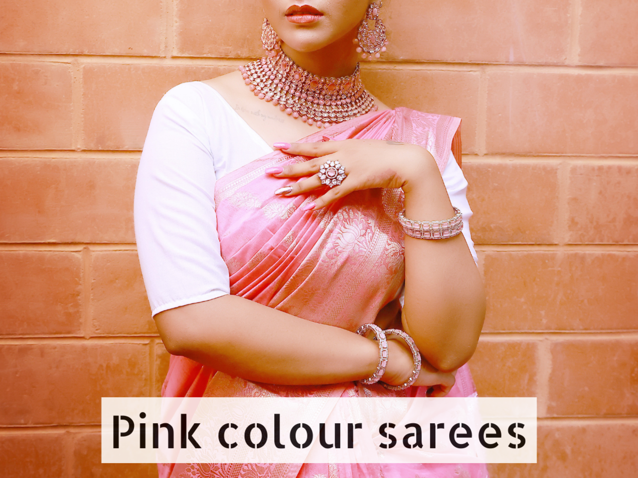 Buy Red Sarees for Women by BESUCHER Online | Ajio.com