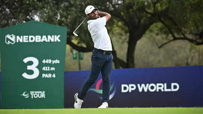 Shubhankar Sharma falters in closing stages, finishes third at Nedbank Challenge