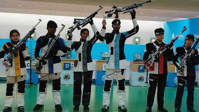 India dominate air rifle mixed team events at 15th Asian Airgun Championship
